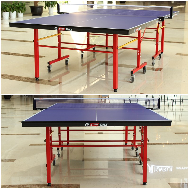 红双喜乒乓球桌家用室内标准移动折叠式乒乓球台