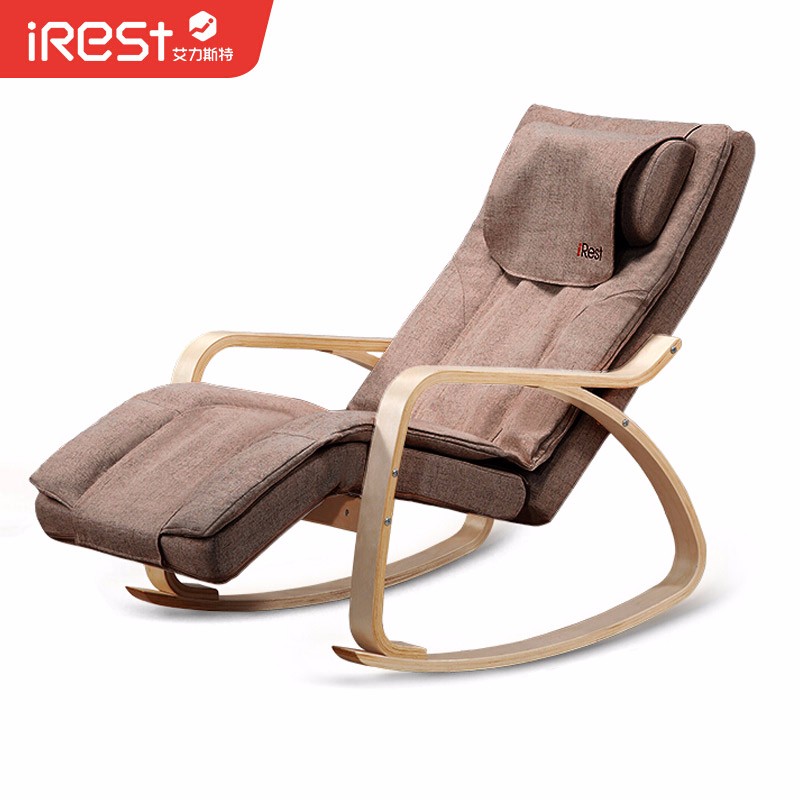艾力斯特（Irest）按摩椅 全身家用多功能电动摇摇椅休闲按摩沙发椅 B08 咖