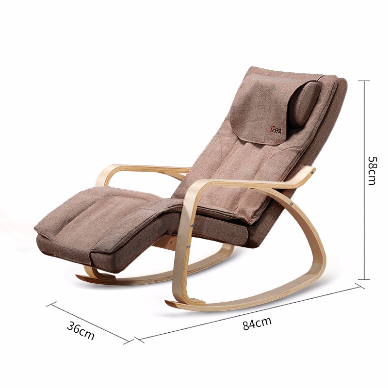 艾力斯特（Irest）按摩椅 全身家用多功能电动摇摇椅休闲按摩沙发椅 B08 咖