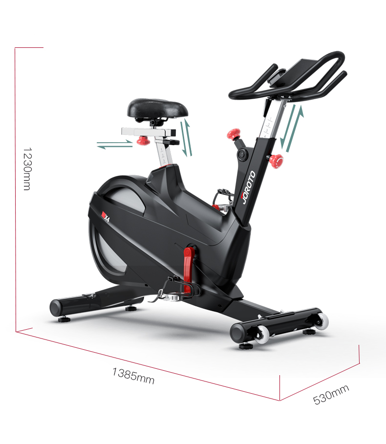 捷瑞特（JOROTO）美国品牌动感单车家用商用磁控健身车自行车室内脚踏车健身器材x4(图16)