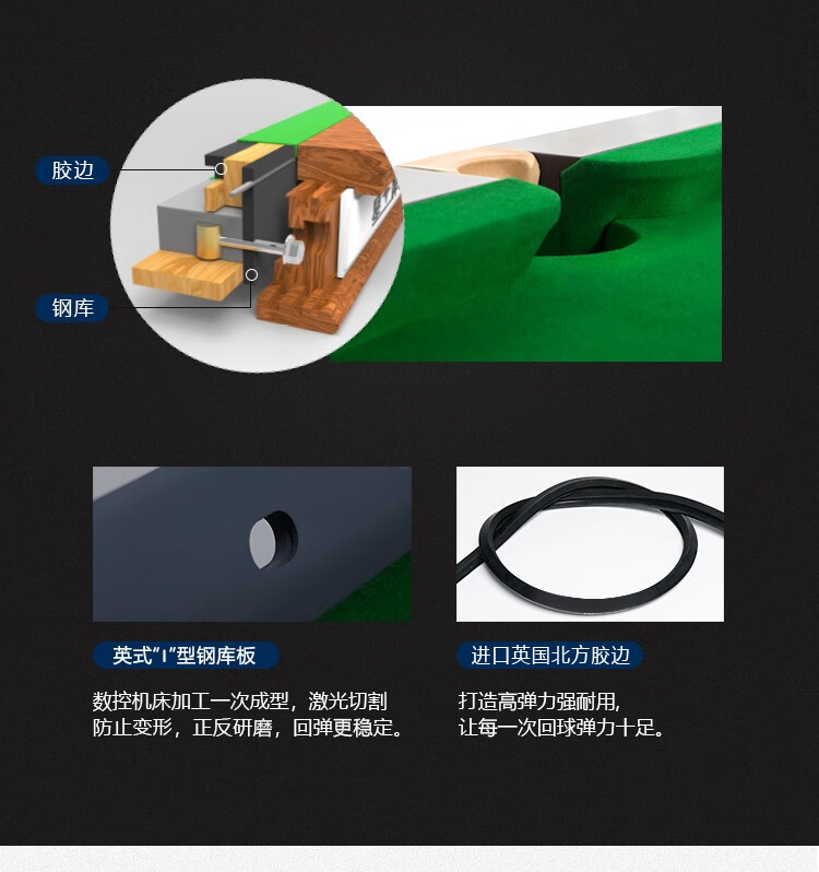 星牌（XING PAI）斯诺克台球桌英式桌球台家用球房俱乐部手绘脸谱元素XW105-12S(图7)