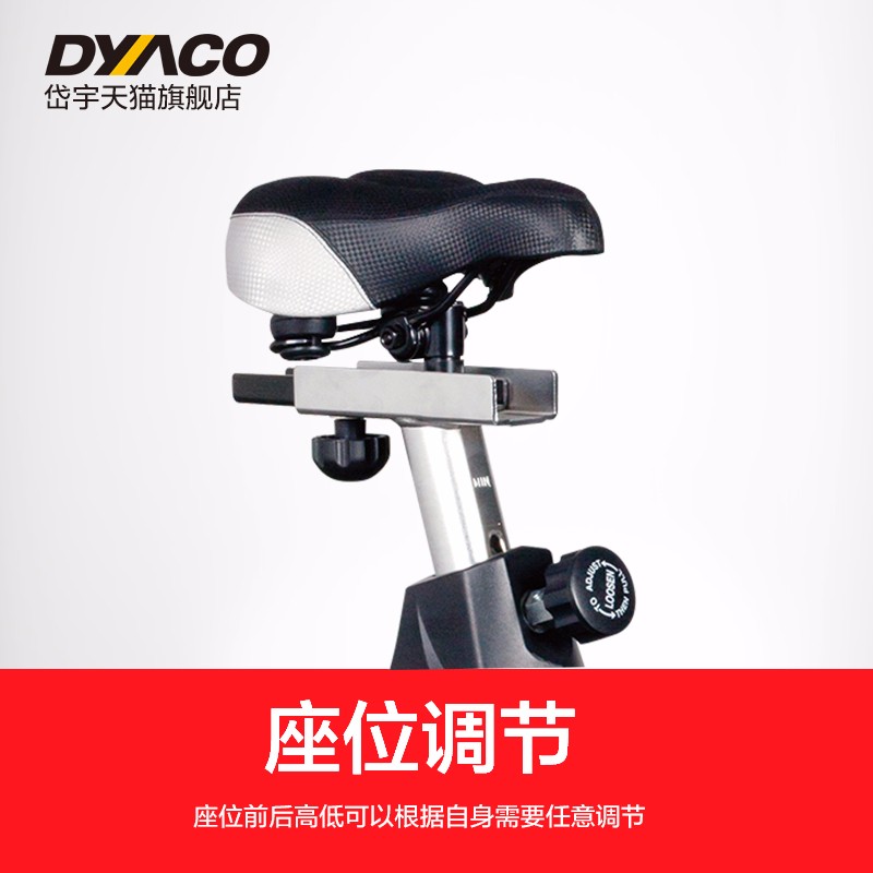 DYACO岱宇FU500进口有氧磁控立式健身车家用款室内超静音脚踏车