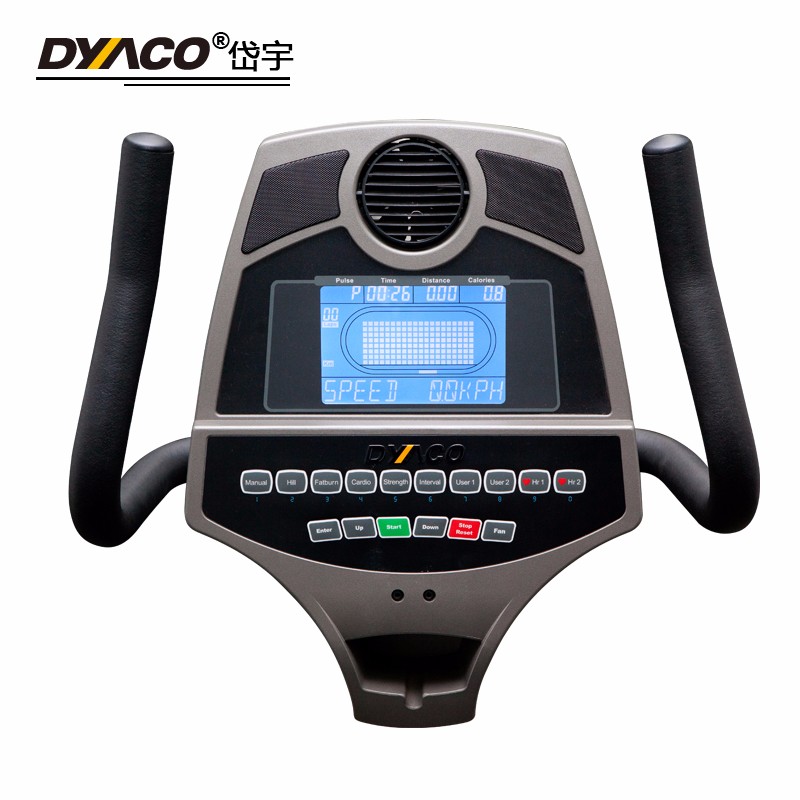DYACO岱宇SR800进口商用有氧磁控卧式健身车健身房静音单车脚踏车