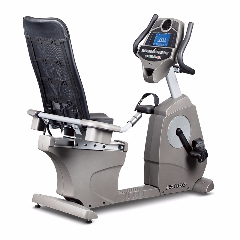 DYACO岱宇SR800进口商用有氧磁控卧式健身车健身房静音单车脚踏车