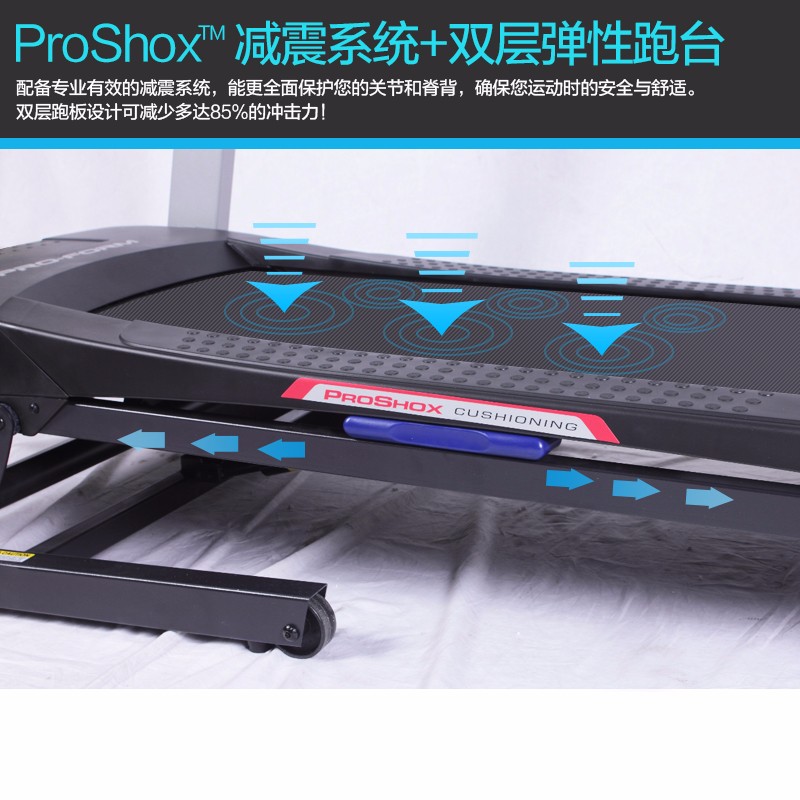 美国icon爱康跑步机家用款小型折叠静音室内电动坡度健身器材300i