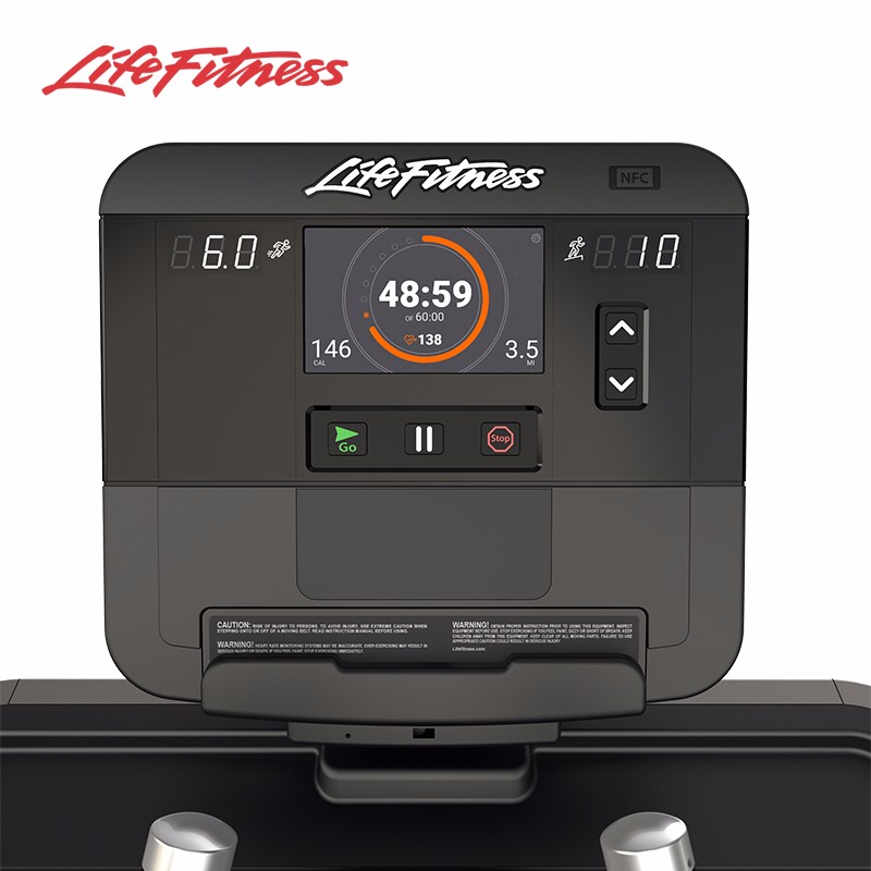 LifeFitness-力健椭圆机家用超静音健身踏步椭圆仪太空漫步机可连wifi蓝牙 F