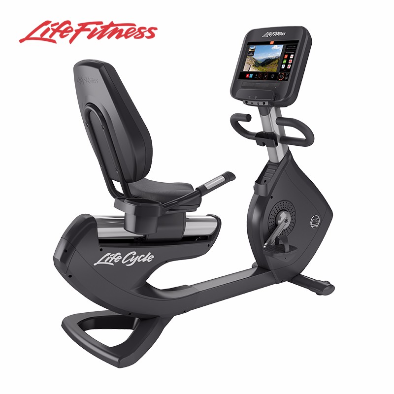 LifeFitness-力健美国原装进口白金俱乐部靠背式健身车室内磁控踏板脚踏车