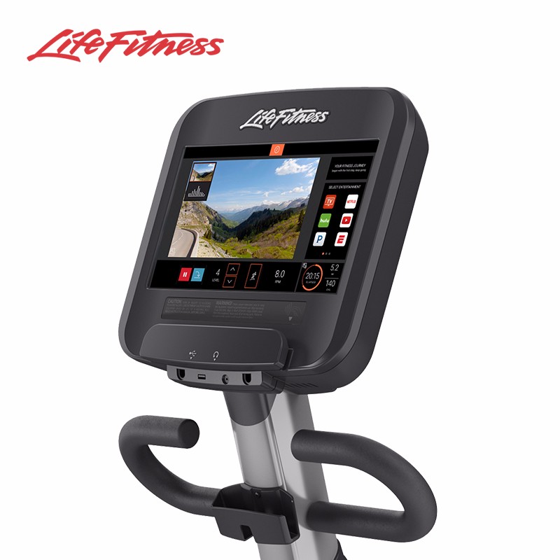 LifeFitness-力健美国原装进口白金俱乐部靠背式健身车室内磁控踏板脚踏车