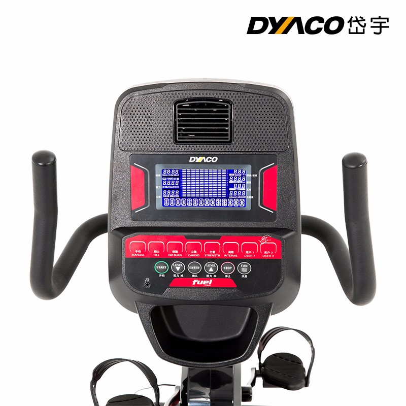 DYACO岱宇R53进口磁控静音健身车家用室内卧式健身脚踏车