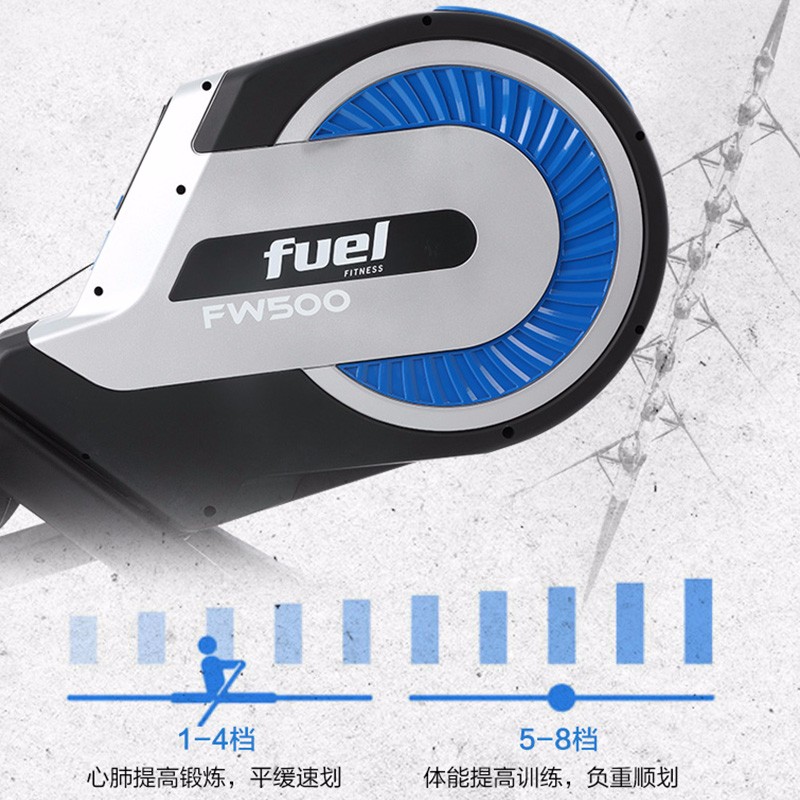DYACO岱宇FW500划船器纸牌屋划船机磁控静音家用健身器材