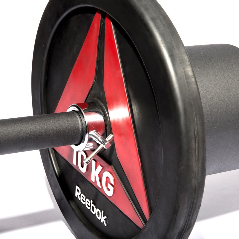 Reebok-锐步 杠铃家用健身男杠铃哑铃两用电镀杠铃深蹲多功能器材