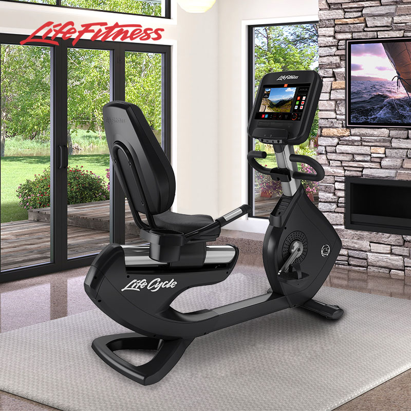 LifeFitness-力健健身车美国进口家用白金俱乐部靠背自行车PCSR 白金俱乐部