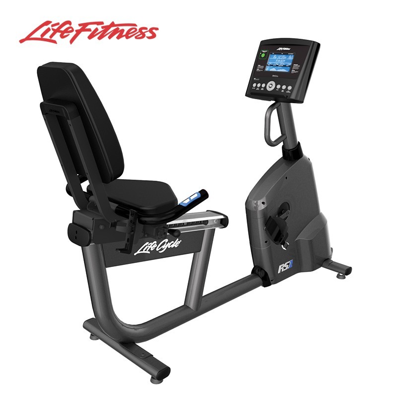 LifeFitness-力健进口靠背卧式健身车家用磁控室内自行车健身器材RS1-G