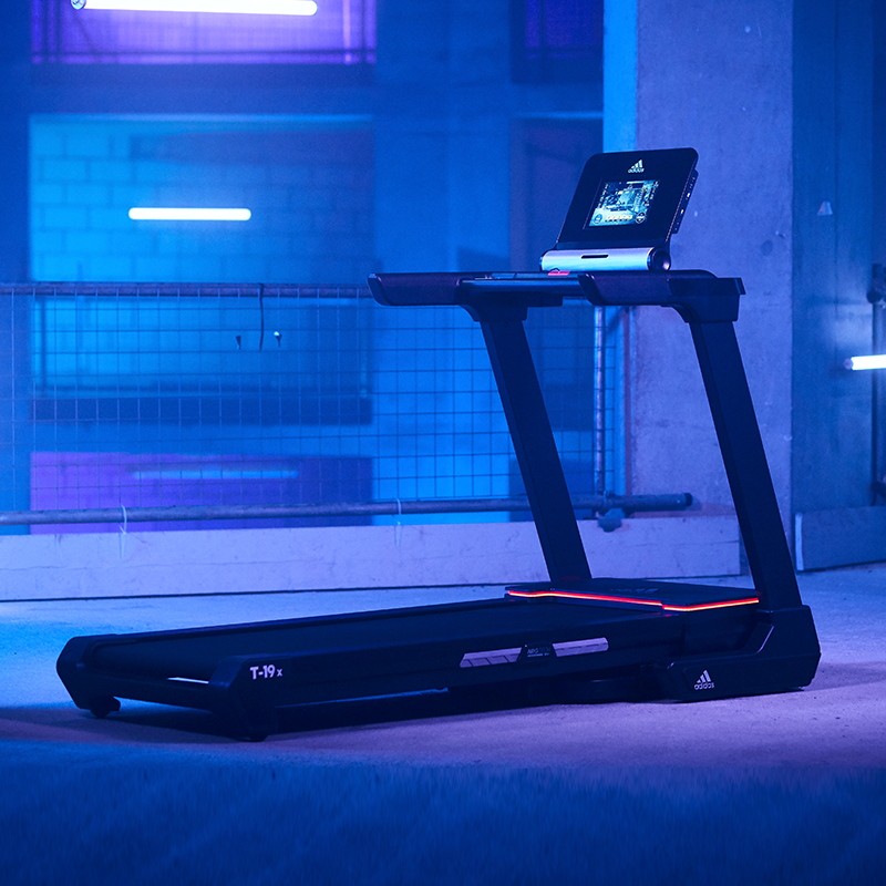 adidas阿迪达斯轻爵轻商用跑步机家用多功能静音减震可折叠运动健身器材2019