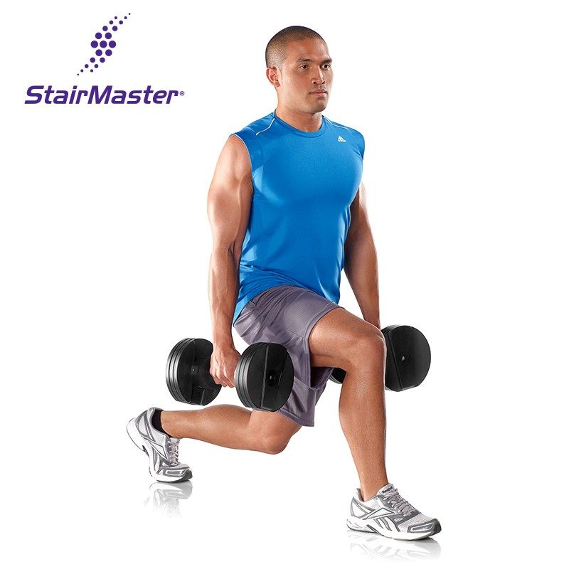 StairMaster美国班霸家庭健身专用可调节哑铃套装 Twist Lock