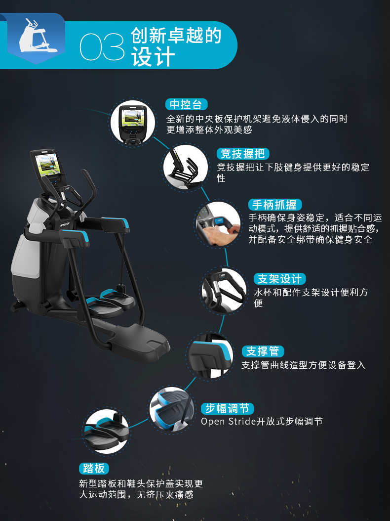 Precor必确美国原装进口AMT885一体机(图9)