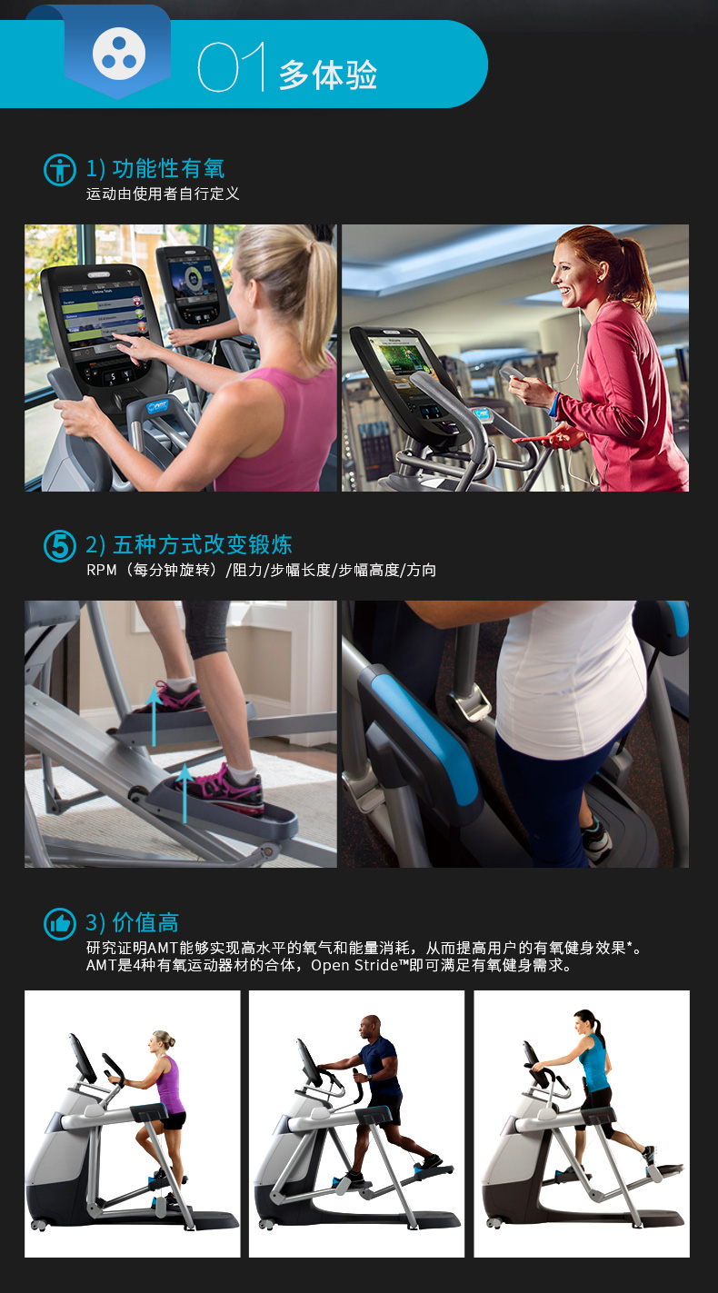 Precor必确美国原装进口AMT885一体机(图7)