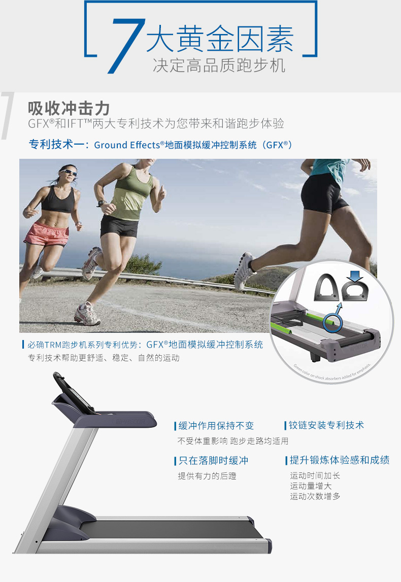 Precor必确美国原装进口TRM445跑步机(图7)