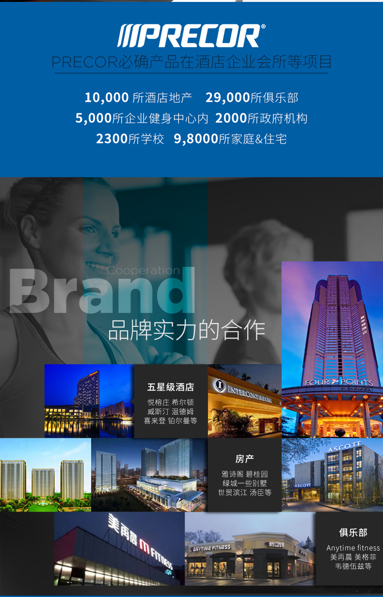 Precor必确TRM9.27跑步机静音健身器材多功能家用主图(图2)