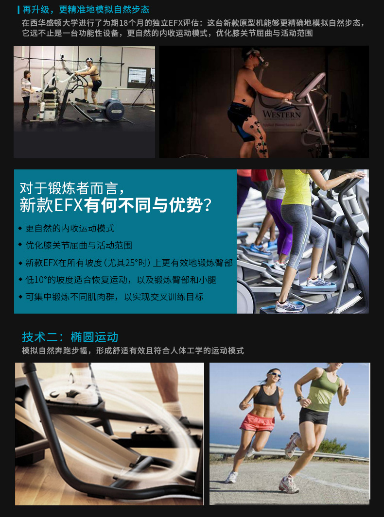 Precor必确EFX885商用椭圆机(图7)