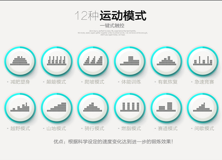 美国捷瑞特（JOROTO）椭圆机 家用静音电磁控太空漫步机ME40(图10)