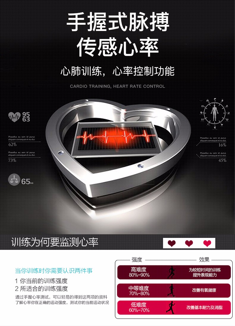 美国捷瑞特（JOROTO）健身车 商用静音电磁控动感单车MH20(图11)