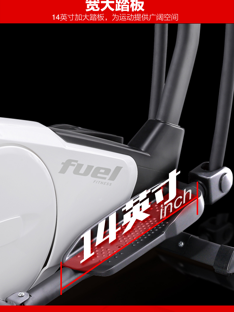 DYACO岱宇FE300椭圆仪椭圆机家用健身器材进口磁控静音椭圆仪(图6)