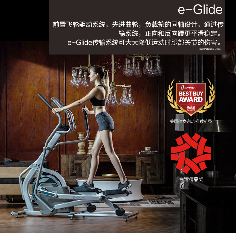 DYACO岱宇SE500静音椭圆机家用健身太空漫步商用磁控静音椭圆仪(图7)