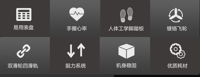 DYACO岱宇SE500静音椭圆机家用健身太空漫步商用磁控静音椭圆仪(图9)