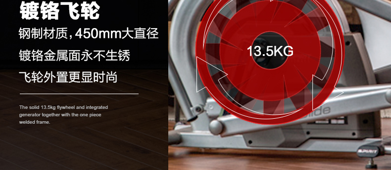 DYACO岱宇SE500静音椭圆机家用健身太空漫步商用磁控静音椭圆仪(图23)