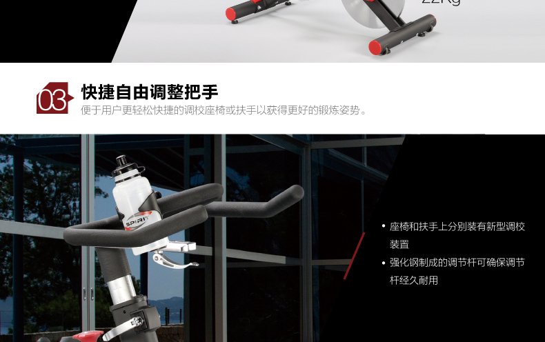 DYACO岱宇SS700进口静音家用款动感单车骑行车自行车室内健身器(图12)