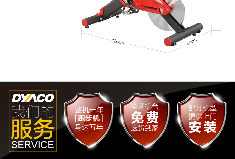 DYACO岱宇SS700进口静音家用款动感单车骑行车自行车室内健身器(图16)