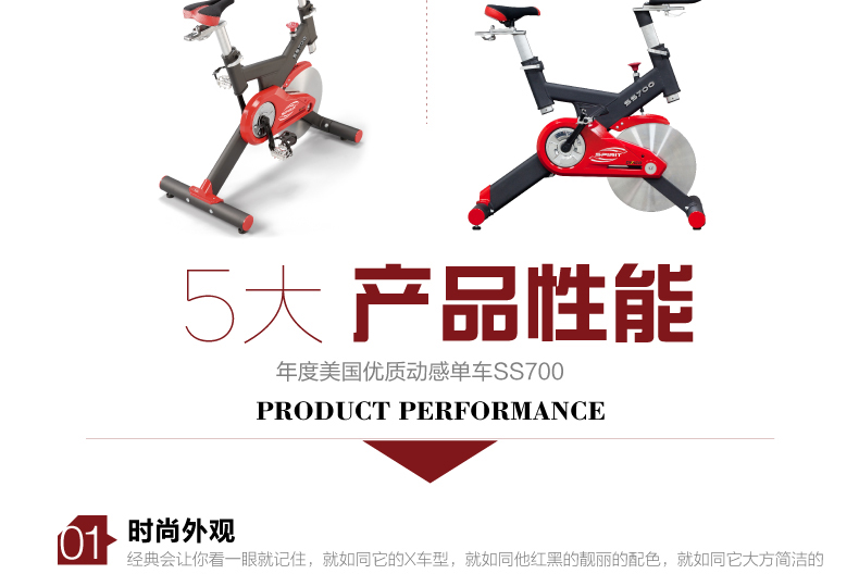 DYACO岱宇SS700进口静音家用款动感单车骑行车自行车室内健身器(图9)