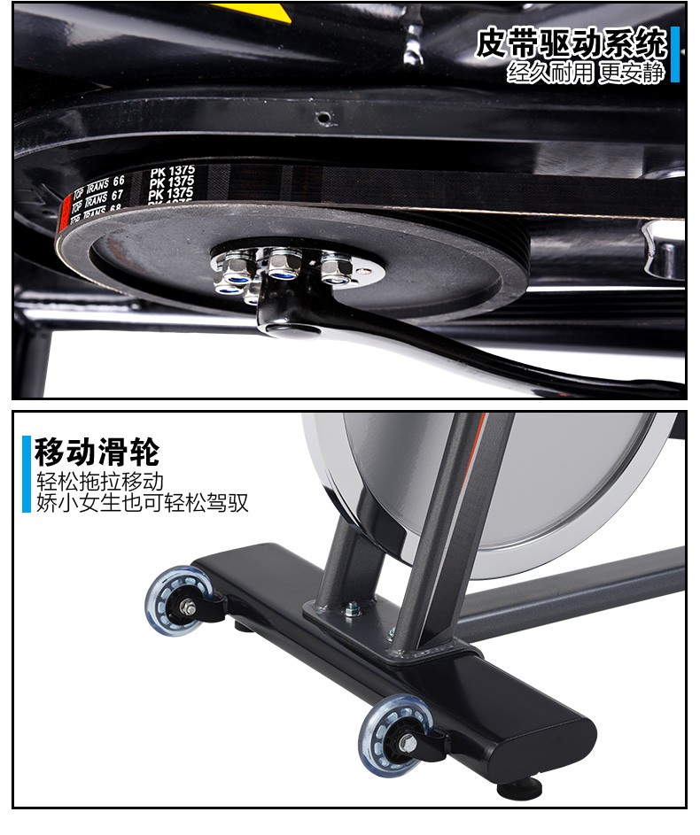 美国icon爱康家用静音健身动感单车诺迪克室内自行车脚踏车GX3.8(图18)