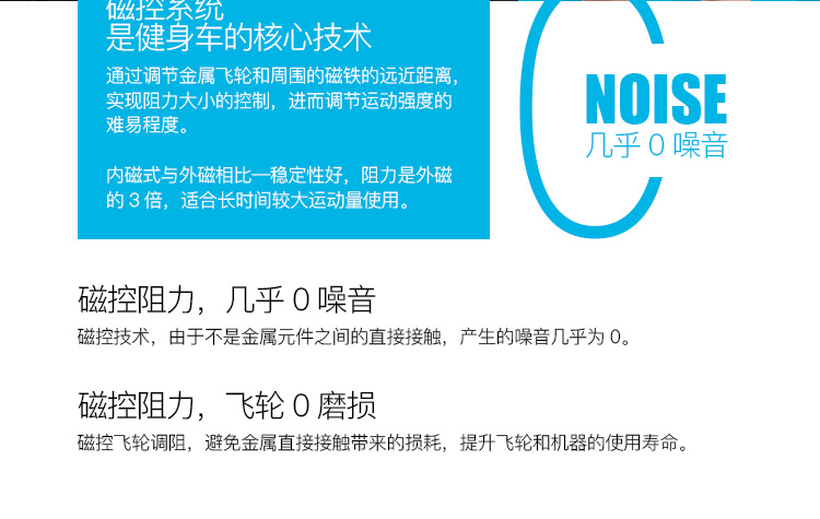  美国ICON爱康家用智能健身车电磁控动感单车室内健身器材74016(图9)