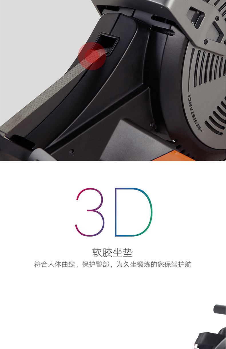 美国icon爱康划船器诺迪克空气阻力可折叠划船机家用拉伸器RX800(图12)