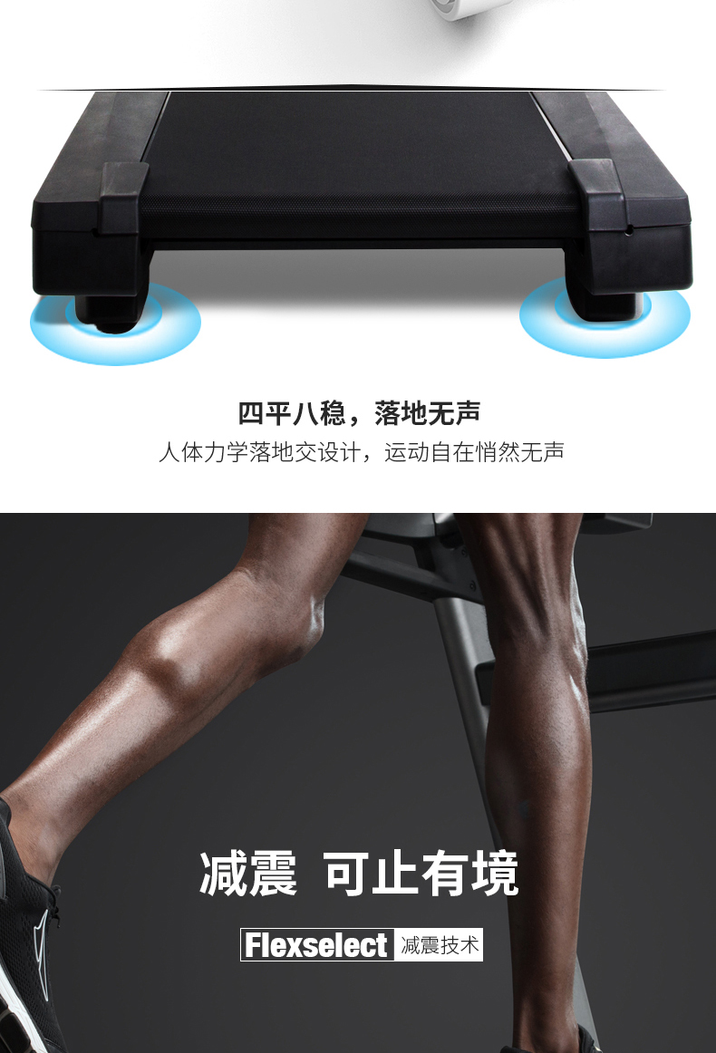 美国icon爱康家用彩屏智能跑步机静音可折叠室内健身房专用C1650(图6)