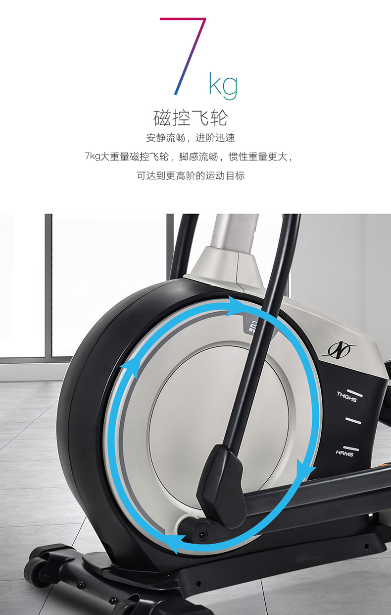 美国icon爱康家用健身静音椭圆机中小型室内健身房轻商用器械C5.5(图6)