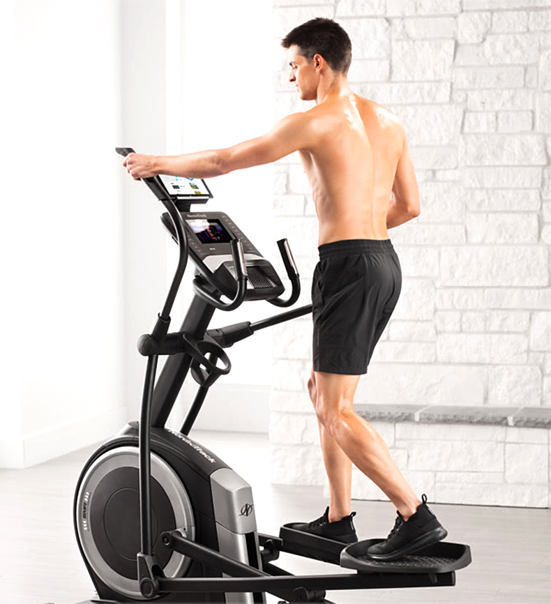 美国icon爱康椭圆机诺迪克轻商用健身静音磁控全彩触屏调节C12.9(图3)