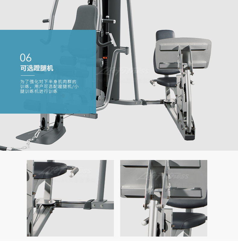 LifeFitness-力健综合力量训练器械综合型家庭用多功能健身器材 G4(图8)