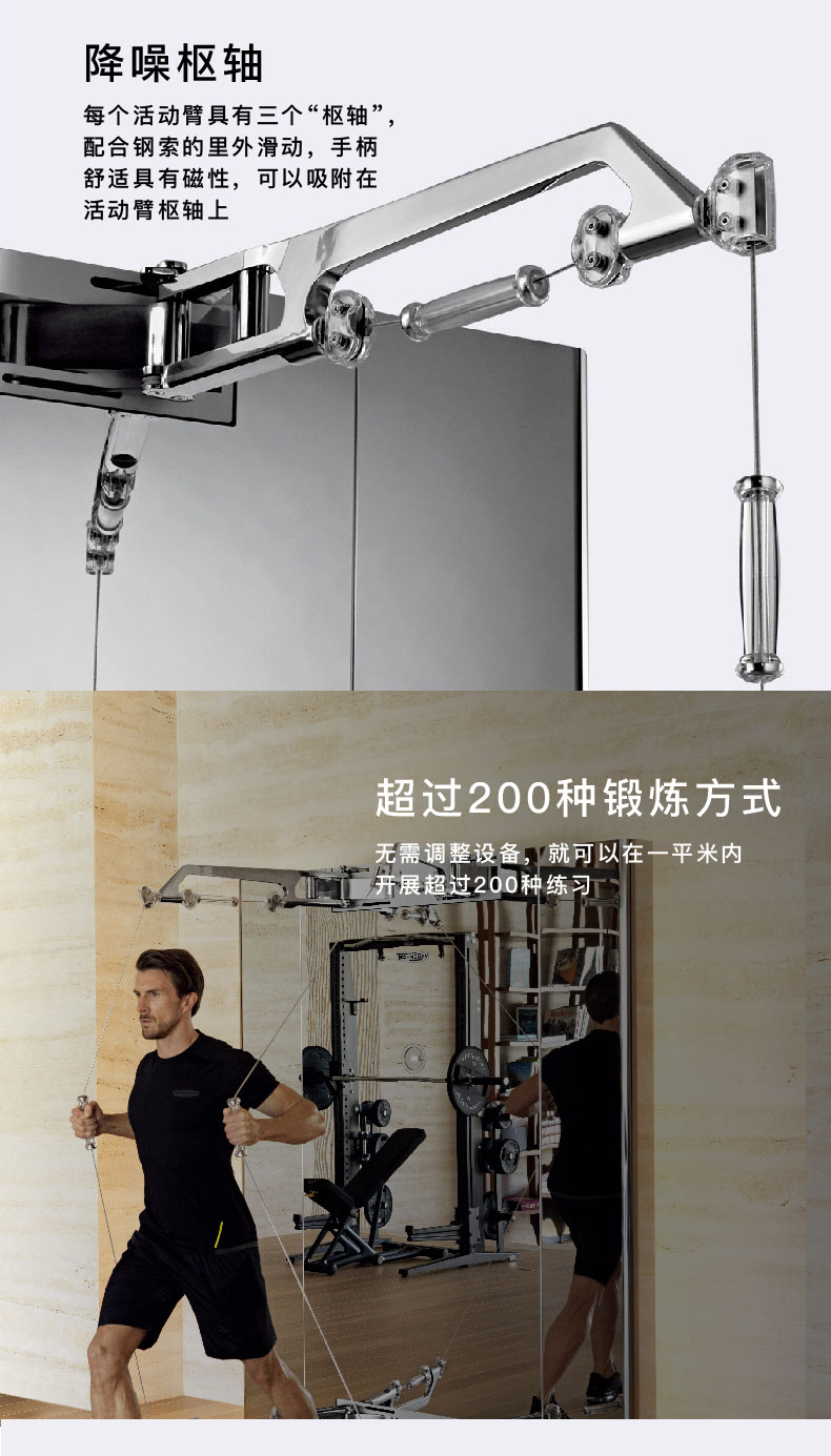 Technogym泰诺健意大利进口多功能力量训练器KINESIS PERSONAL(图3)