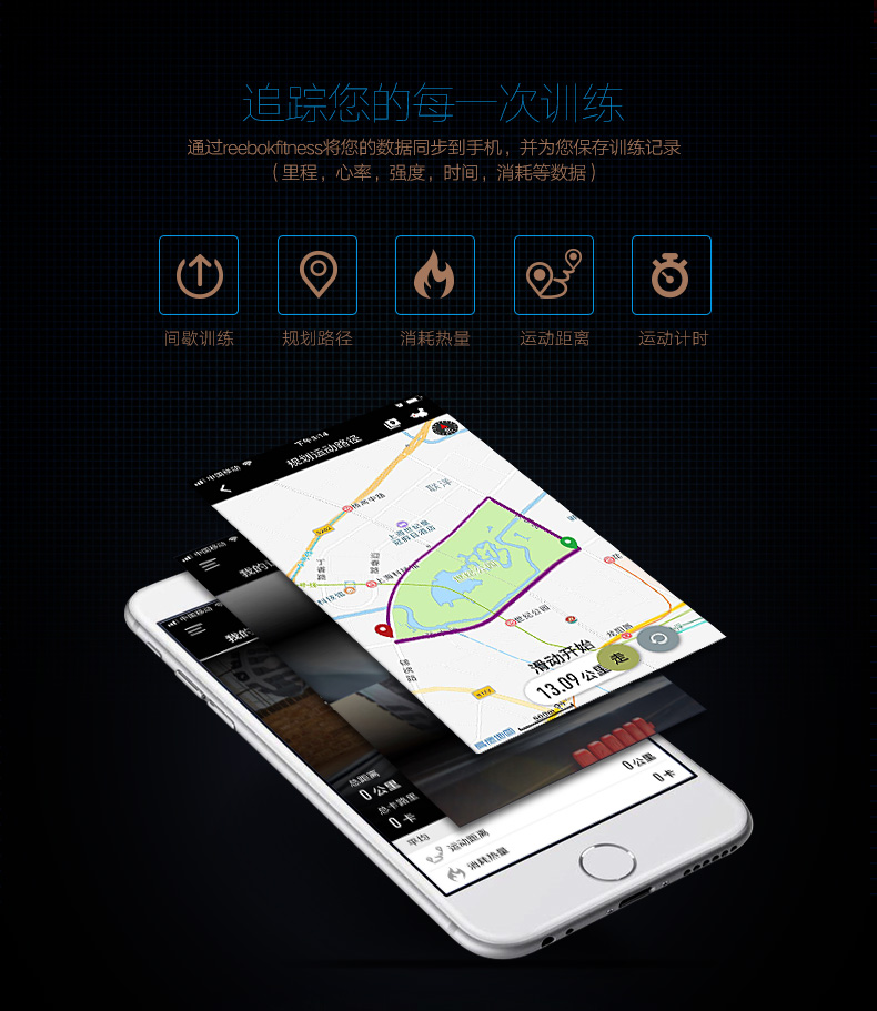 【英国】Reebok-锐步JET300 跑步机家用款智能超静音电动折叠(图9)