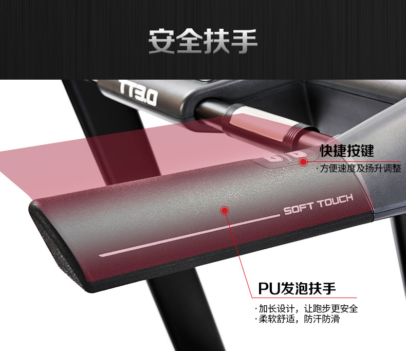 Reebok-锐步 TT3.0跑步机家用款可折叠减震多功能健身房健身器材(图13)