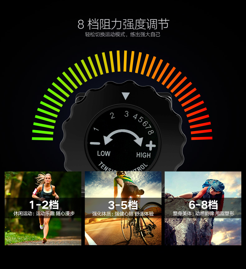 Reebok-锐步 ZJET430椭圆机家用超静音电磁控太空漫步机健身(图8)