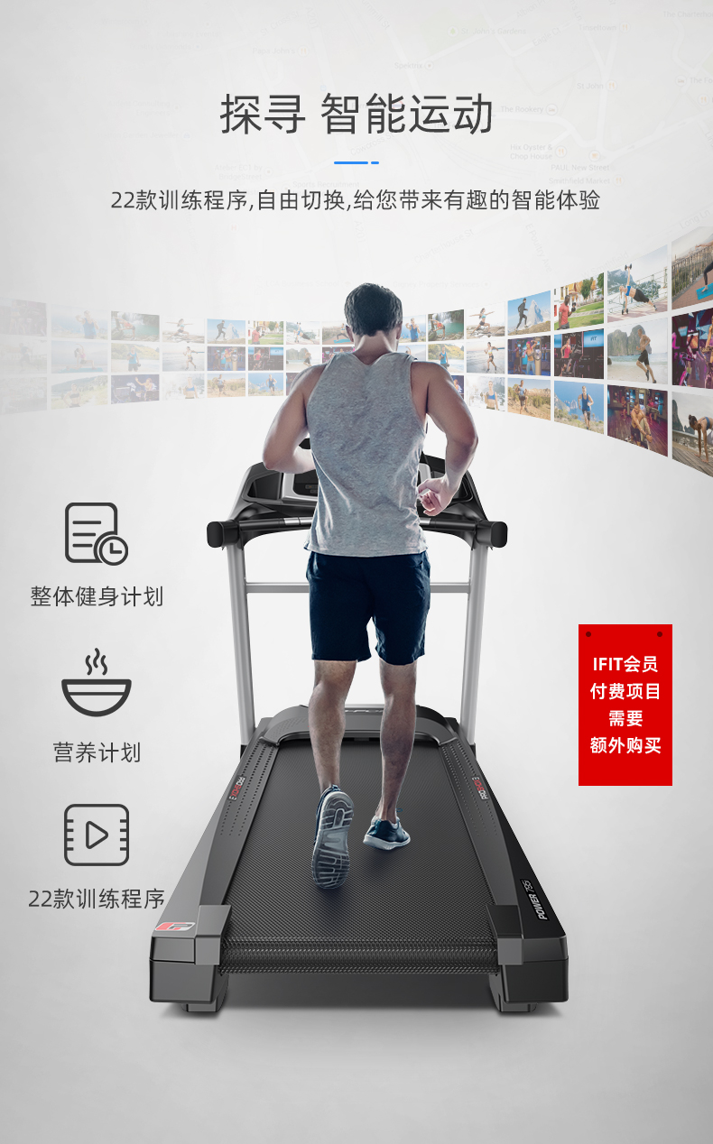 美国icon爱康家用健身跑步机健身房运动器材专用折叠跑步装备795i(图10)