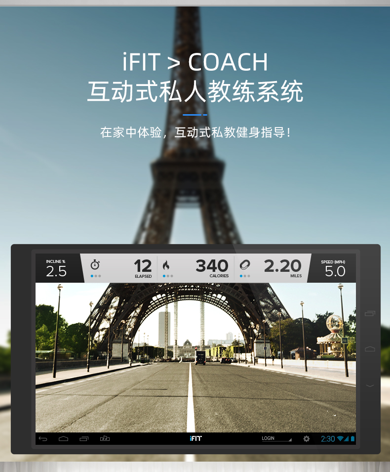 美国icon爱康家用健身跑步机健身房运动器材专用折叠跑步装备795i(图11)