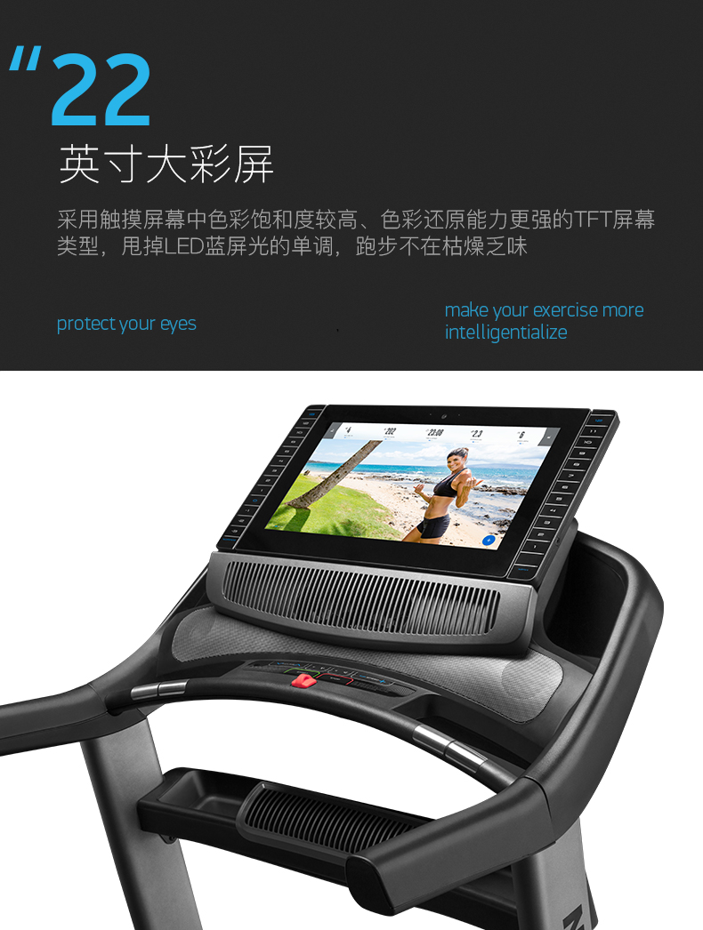 美国icon爱康家用静音减震大型商用跑步机室内运动折叠燃脂机2950(图5)