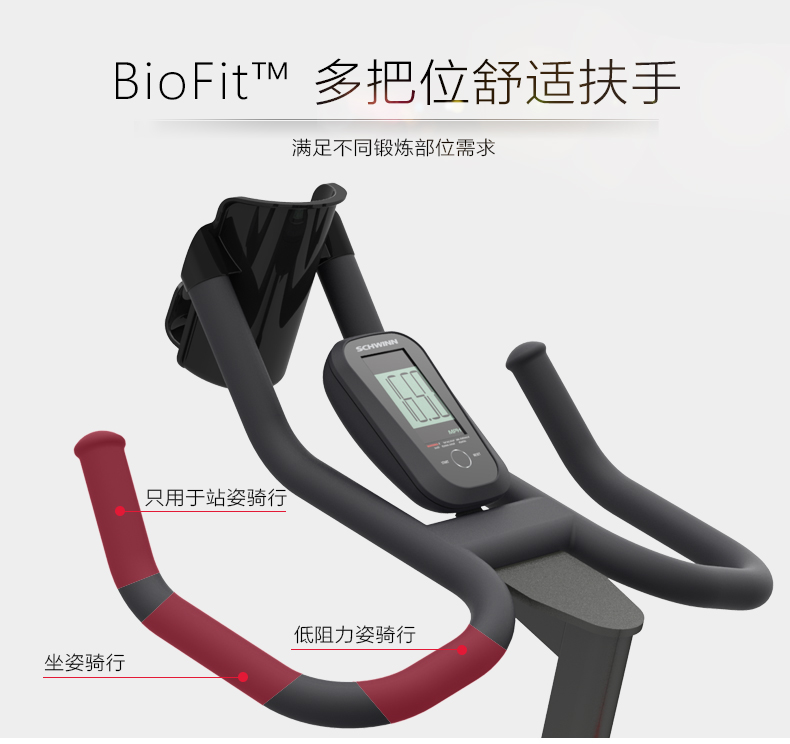 Schwinn十字星健身车室内运动健身房器材静音动感单车家用减肥器(图9)
