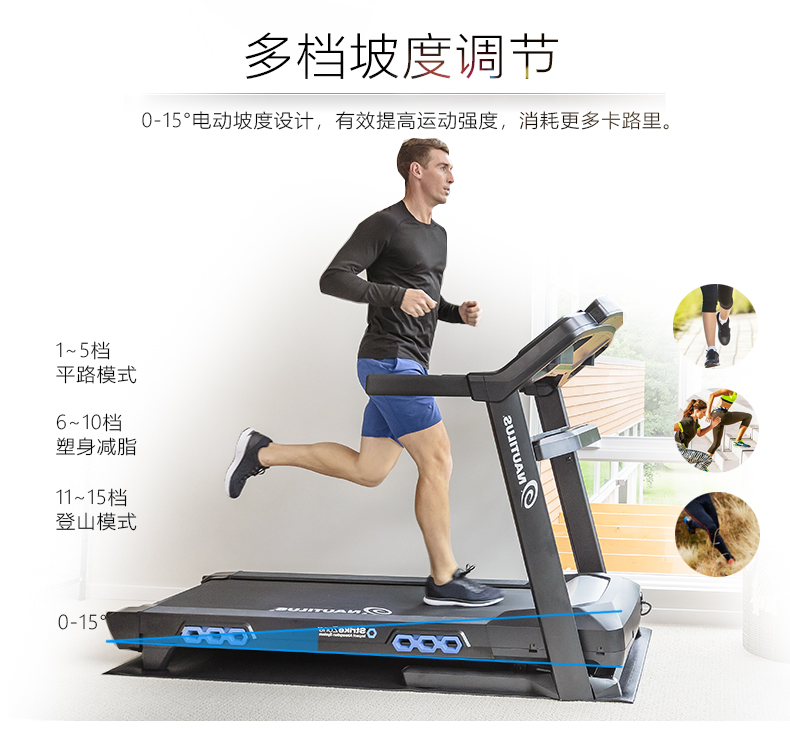 美国Nautilus诺德士跑步机家用款小型高端静音电动折叠健身房专用(图15)