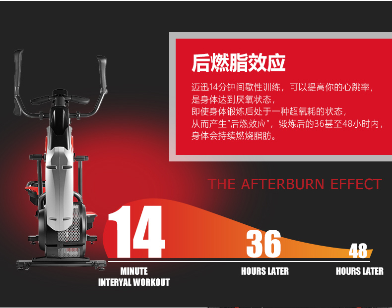 Bowflex搏飞Max Trainer迈迅M5家用健身器材椭圆机登山机漫步机(图8)